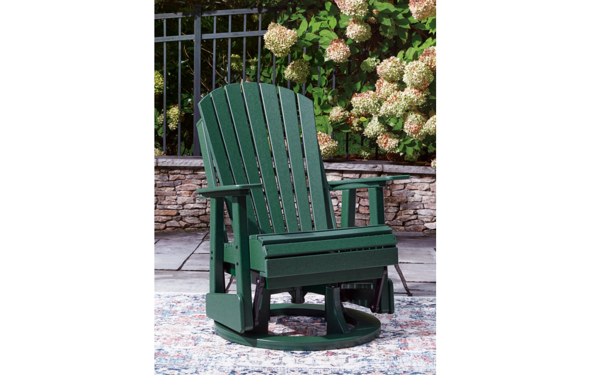 Shell Beach Outdoor Swivel Glider Chair