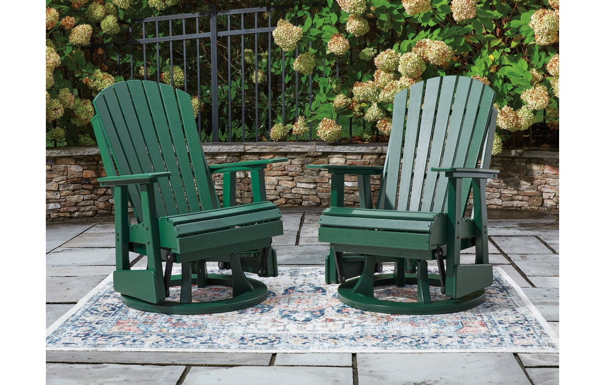 Shell Beach Outdoor Swivel Glider Chair