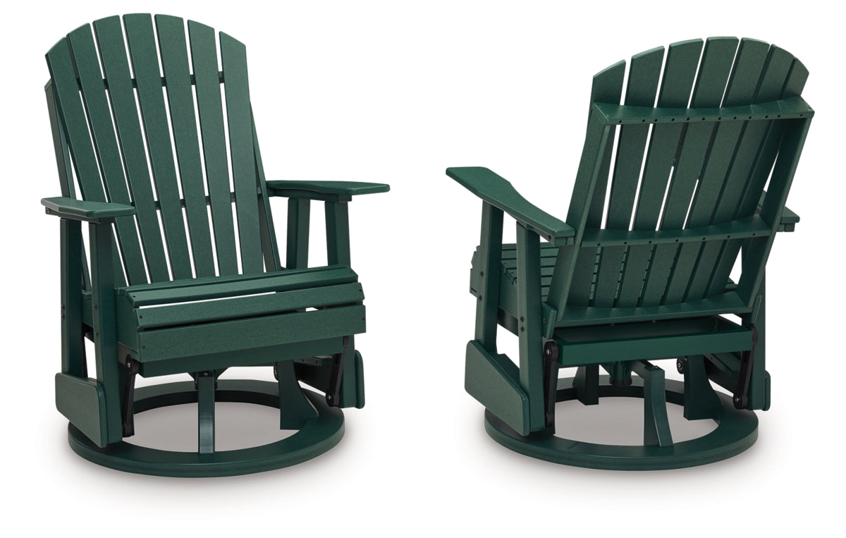 Shell Beach Outdoor Swivel Glider Chair