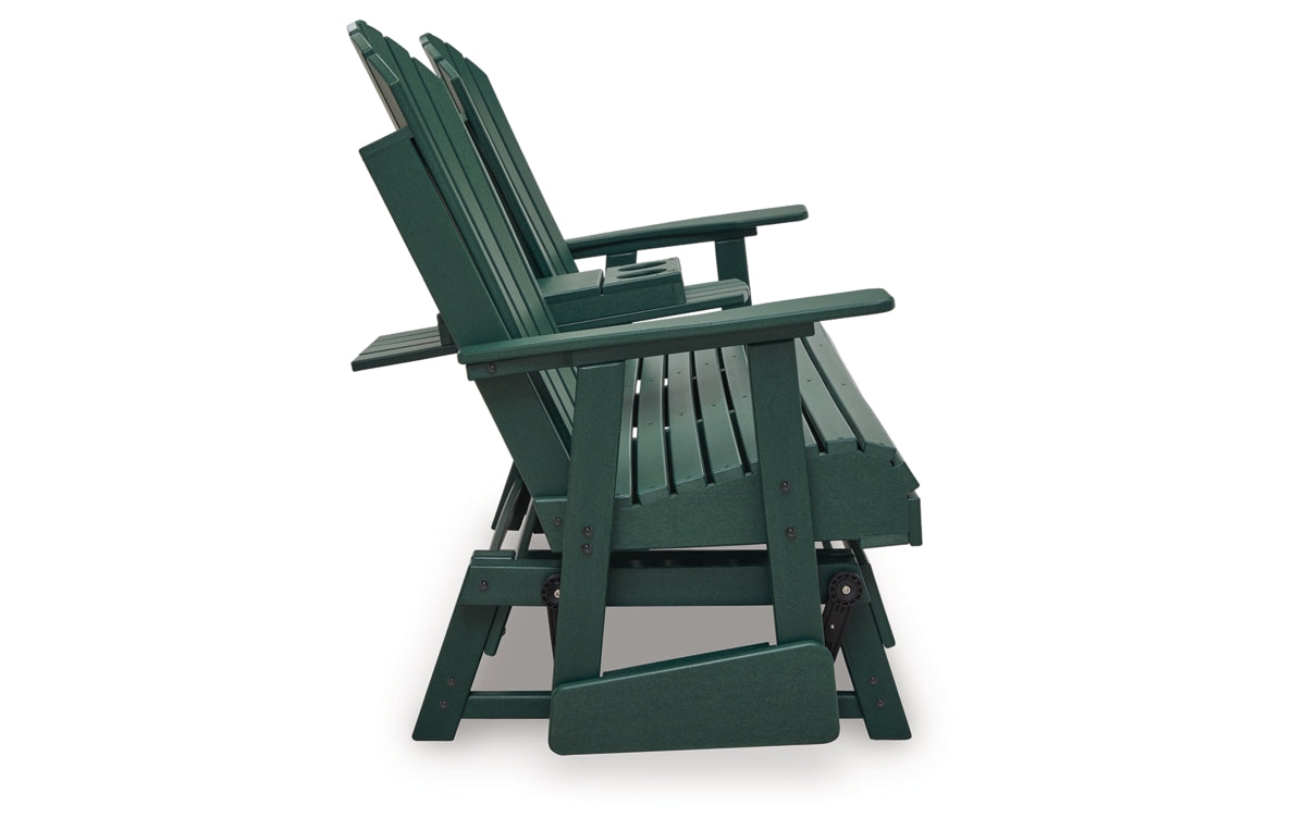 Shell Beach Outdoor Loveseat Glider