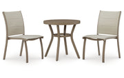 Mission Beach Outdoor Table and 2 Chairs