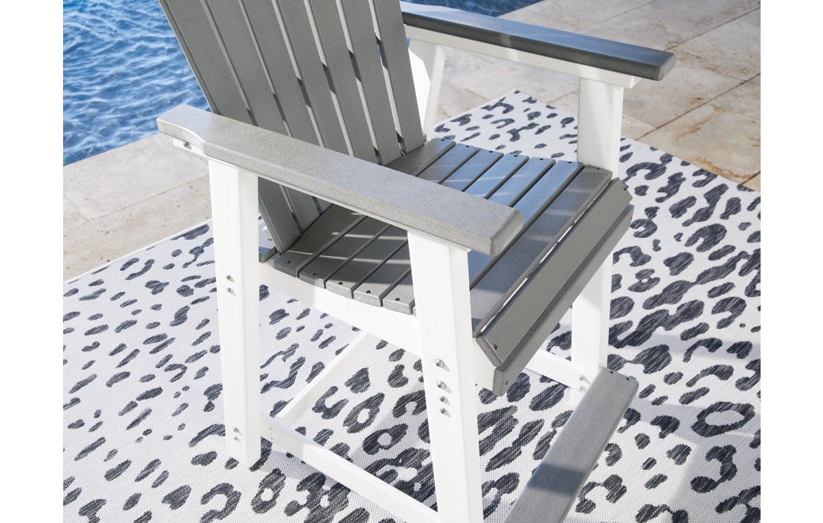 Transville Outdoor Counter Height Bar Stool (Set of 2)