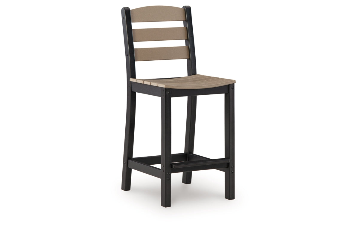 Shoreline Beach Outdoor Counter Table and 2 Barstools