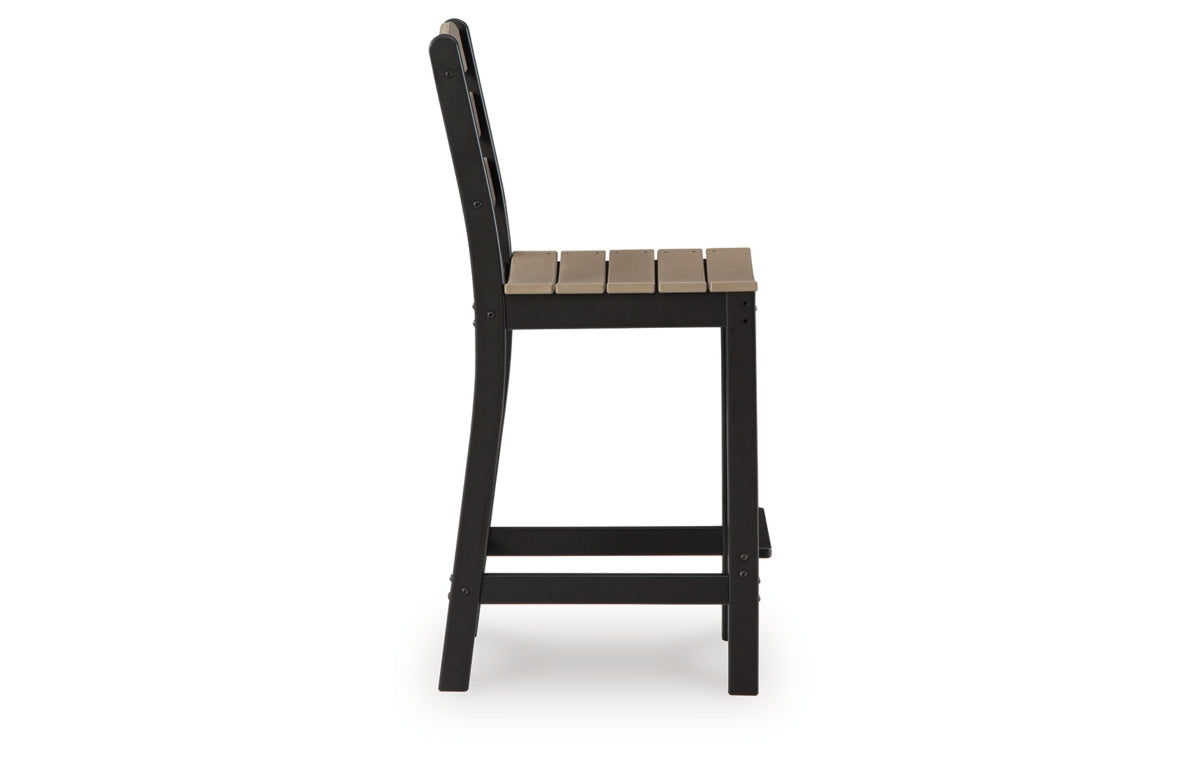 Shoreline Beach Outdoor Counter Table and 2 Barstools