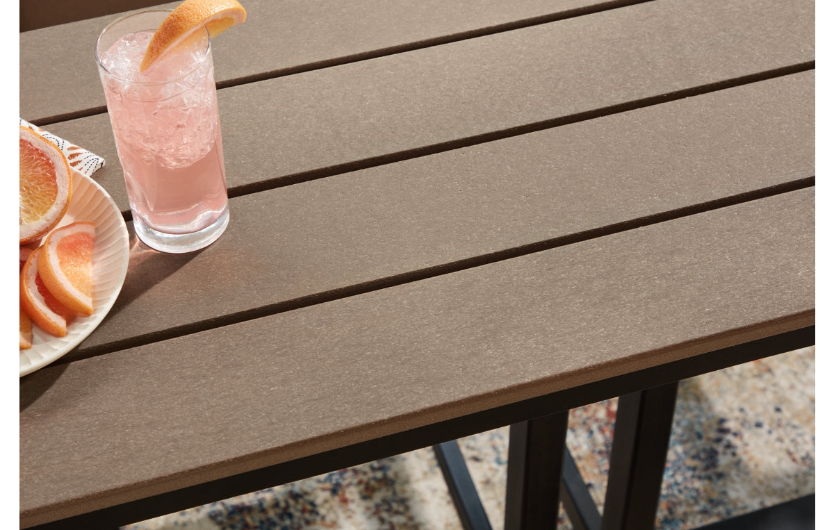 Shoreline Beach Outdoor Counter Table and 2 Barstools