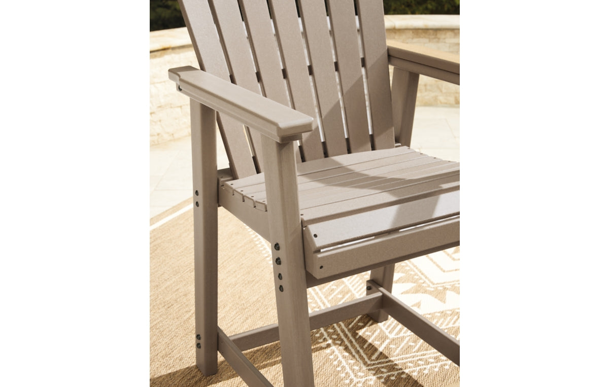 Seacliff Beach Outdoor Counter Height Bar Stool (Set of 2)