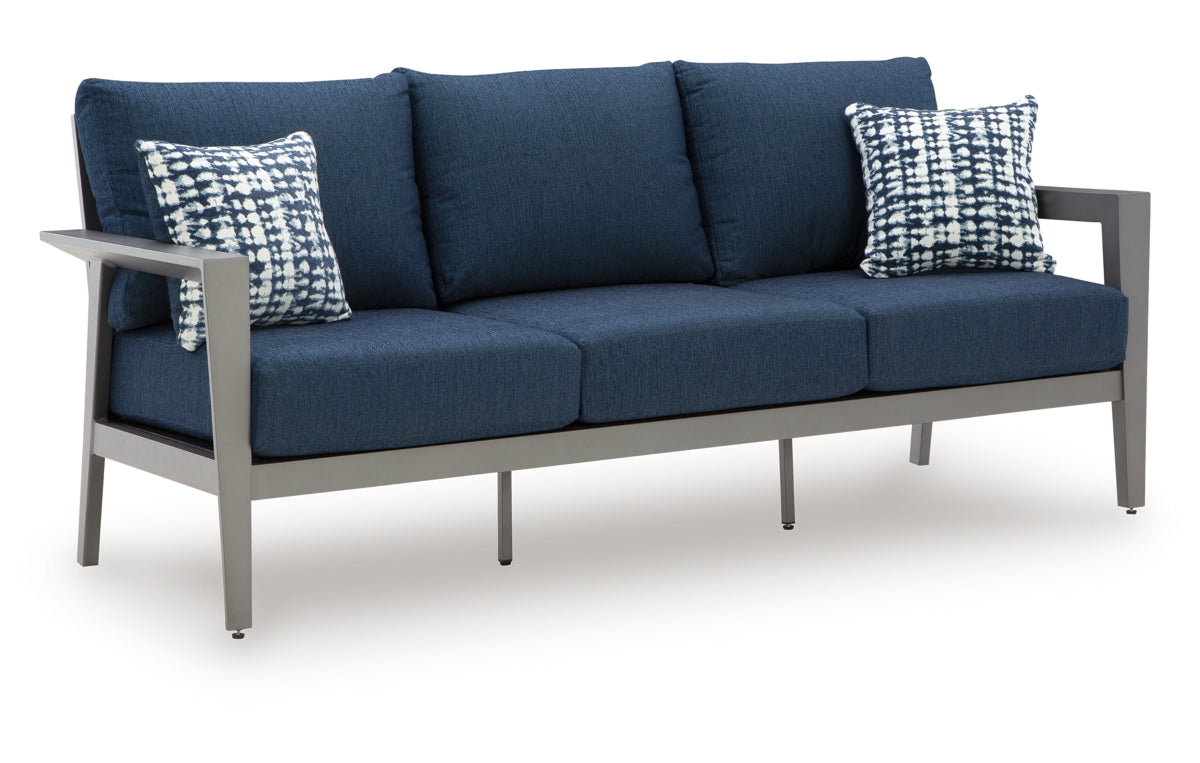 Gali Outdoor Sofa/Chairs/Table Set (Set of 4)