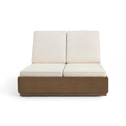 Alabaster Outdoor Double Lounge with Cushion
