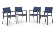 Rocky Creek Outdoor Sling Arm Chair (Set of 4)