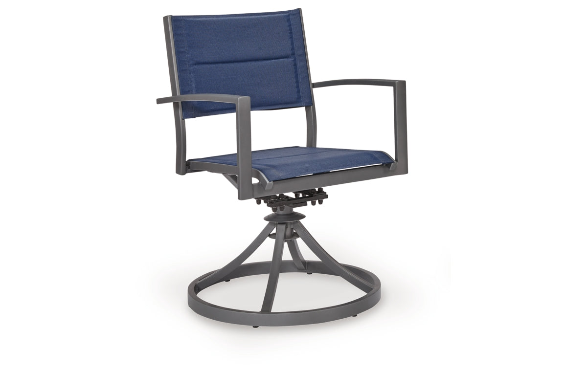 Rocky Creek Outdoor Sling Swivel Chair (Set of 2)