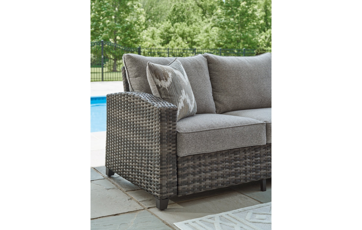 Oasis Court Outdoor Sofa/Chairs/Table Set (Set of 4)