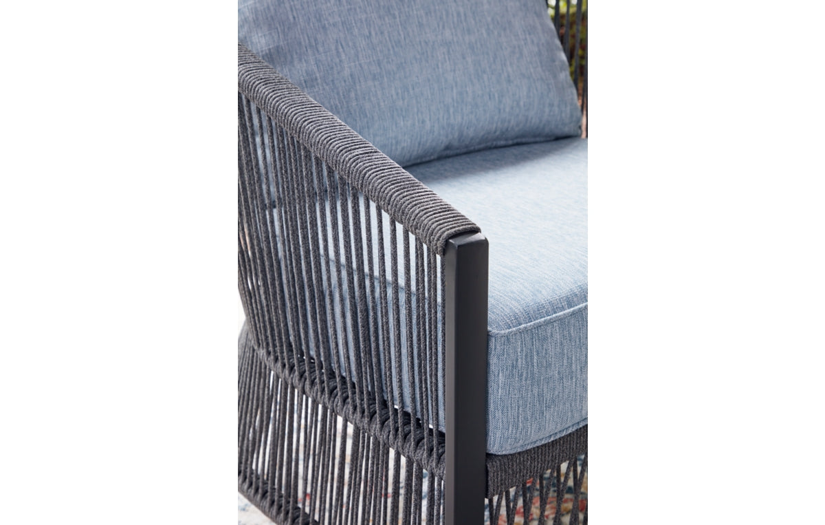 Bridges Beach Outdoor Love/Chairs/Table Set (Set of 4)