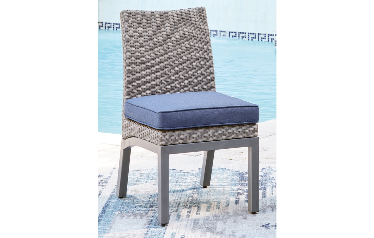 Half Moon Beach Outdoor Side Chair with Cushion (Set of 2)