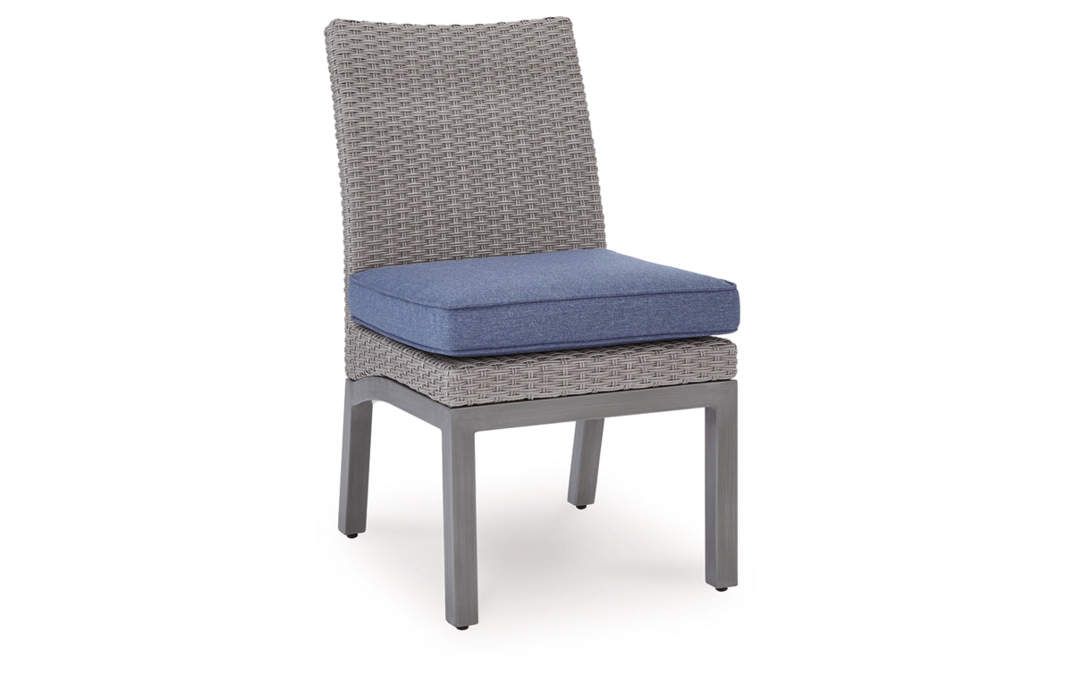 Half Moon Beach Outdoor Side Chair with Cushion (Set of 2)