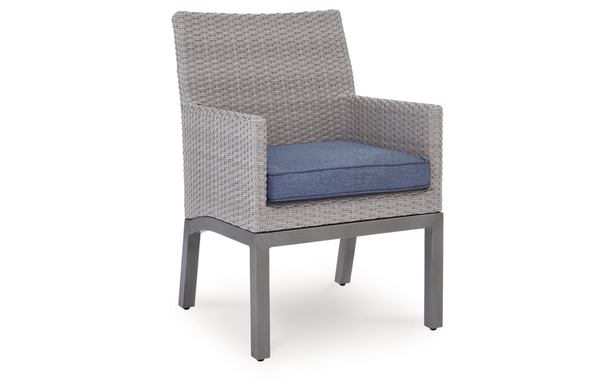 Half Moon Beach Outdoor Arm Chair with Cushion (Set of 2)