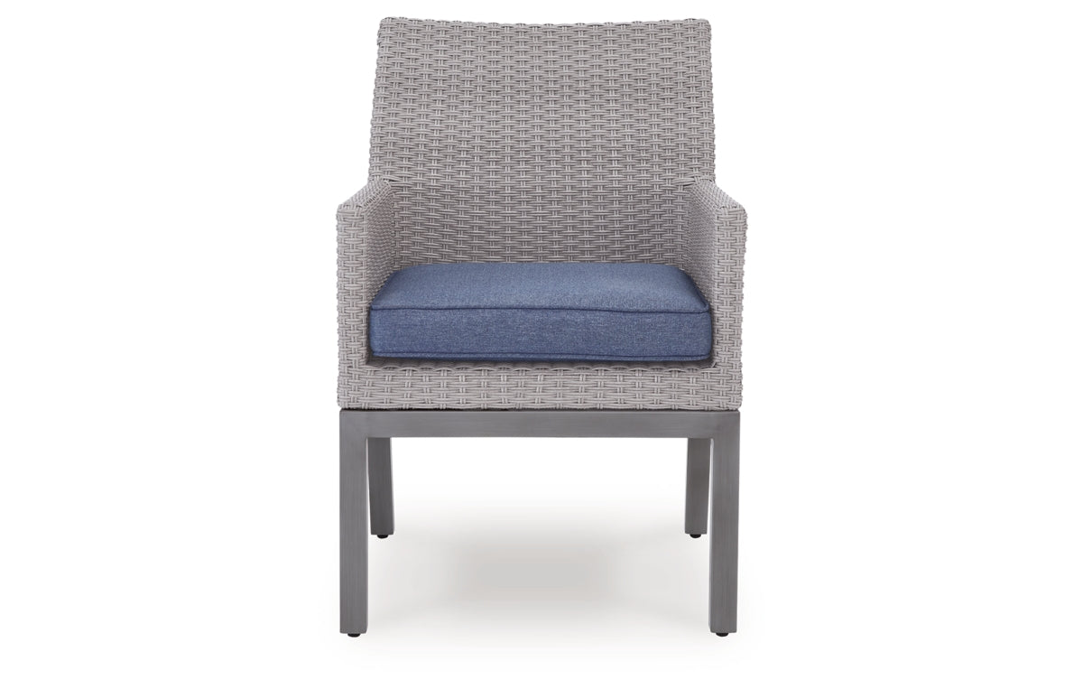 Half Moon Beach Outdoor Arm Chair with Cushion (Set of 2)