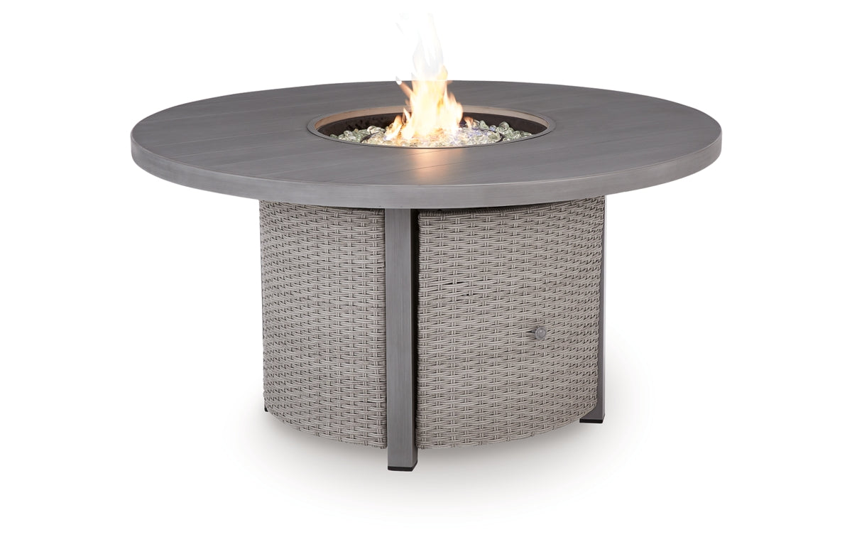 Half Moon Beach Outdoor Fire Pit Table