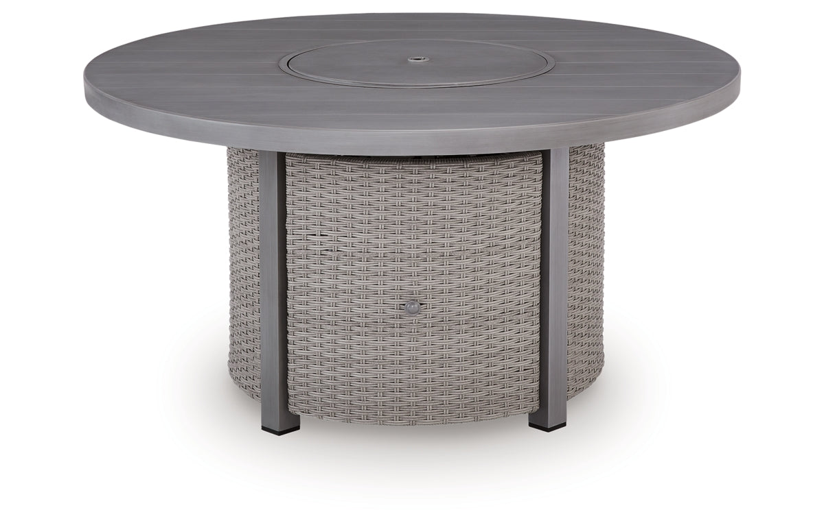 Half Moon Beach Outdoor Fire Pit Table