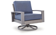 Half Moon Beach Outdoor Swivel Lounge Chair with Cushion
