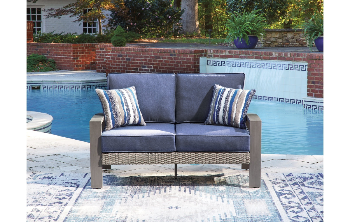 Half Moon Beach Outdoor Loveseat with Cushion