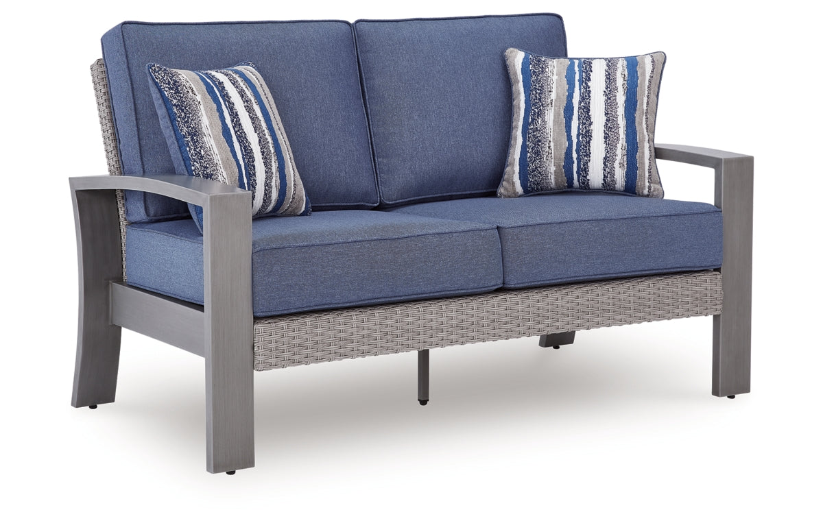 Half Moon Beach Outdoor Loveseat with Cushion