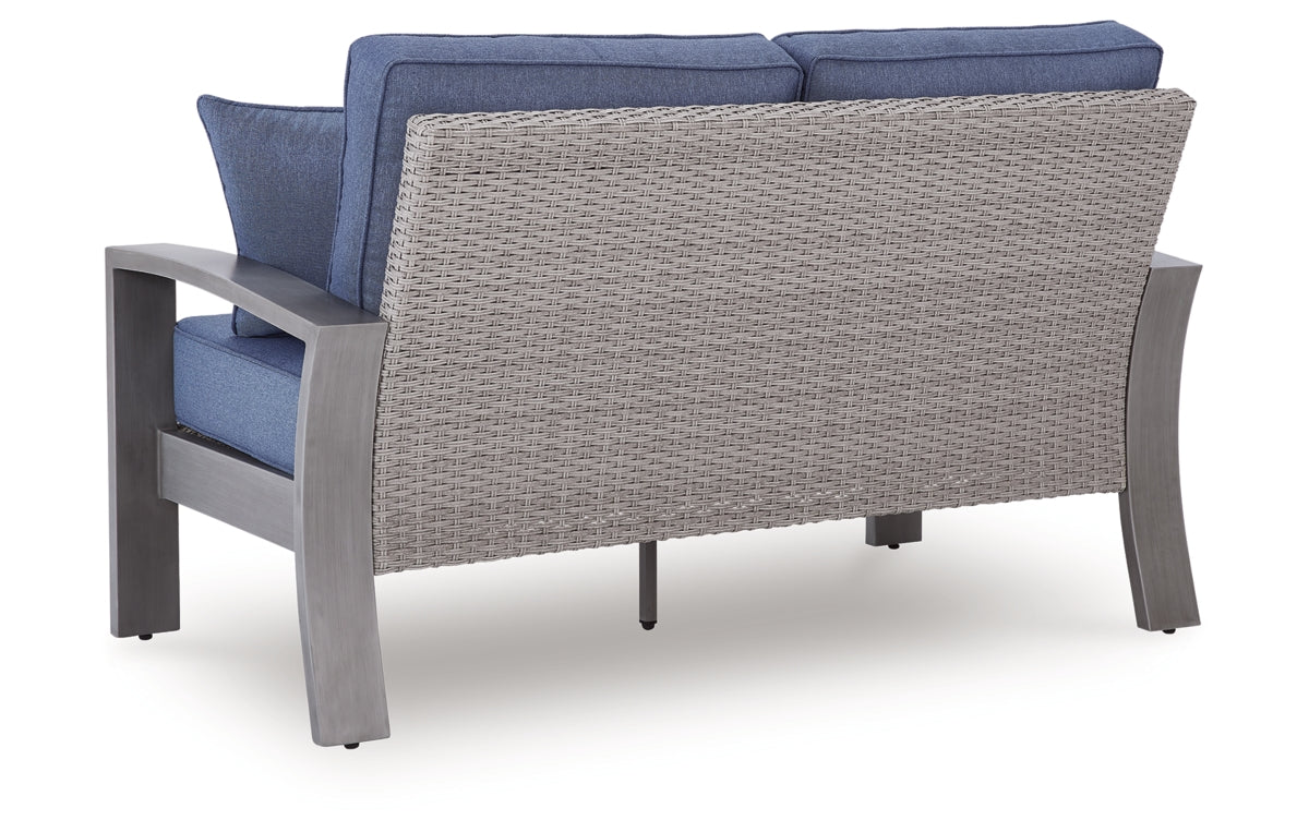 Half Moon Beach Outdoor Loveseat with Cushion