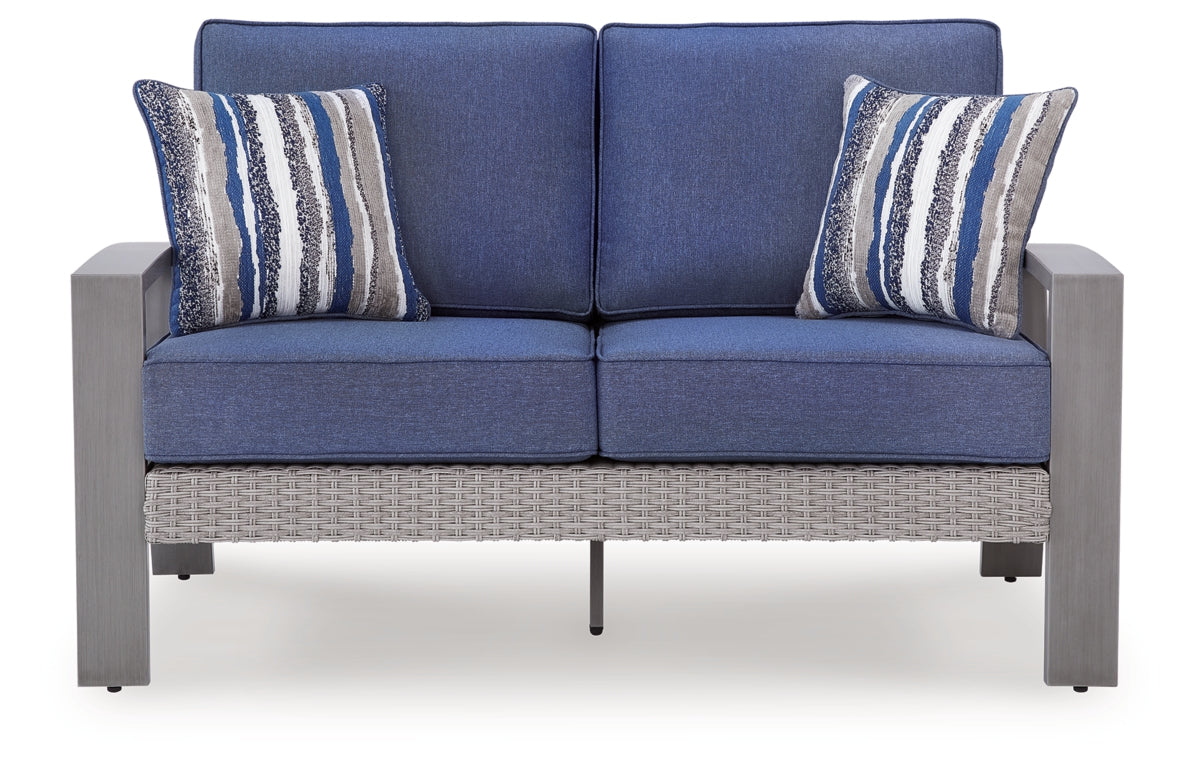 Half Moon Beach Outdoor Loveseat with Cushion