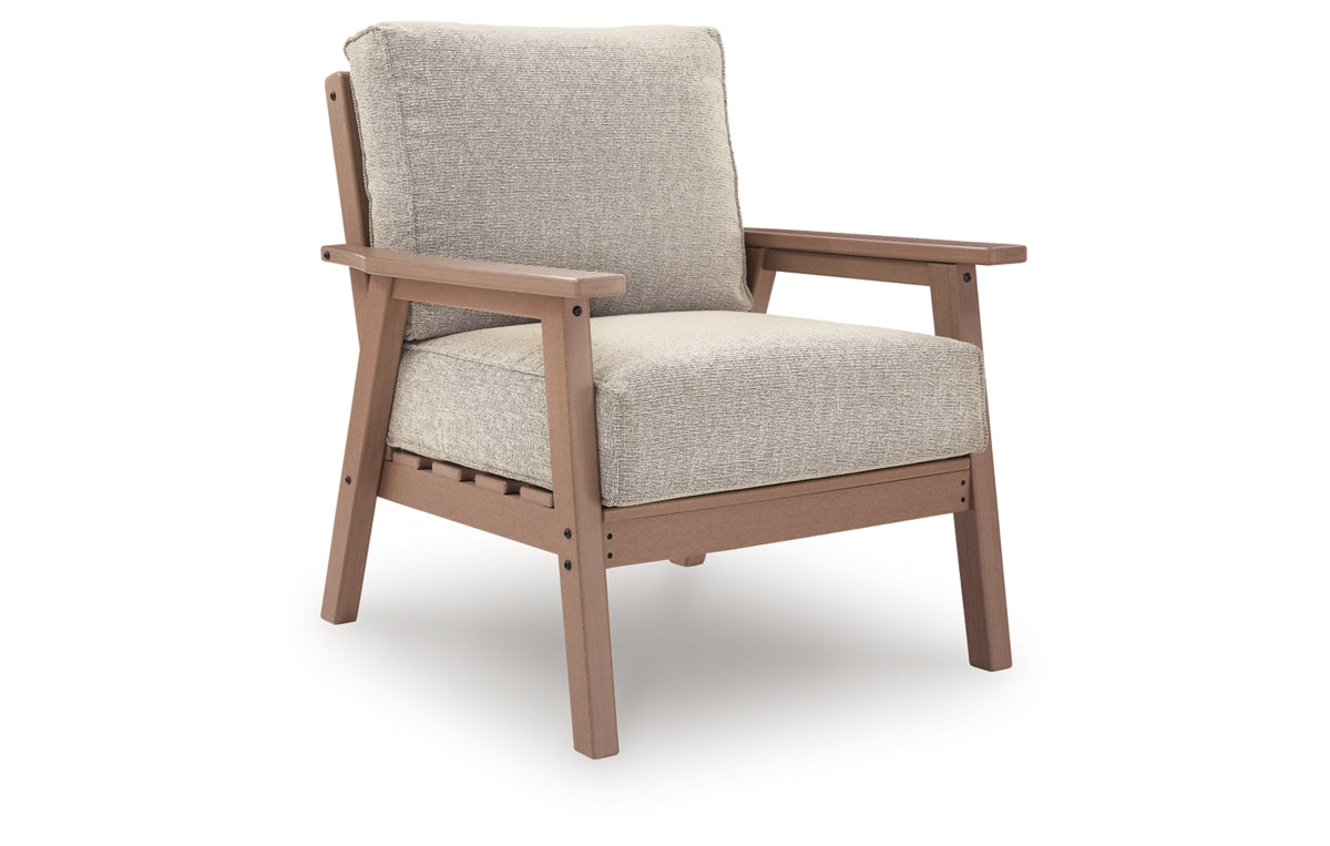 Grover Beach Outdoor Lounge Chair with Cushion (Set of 2)