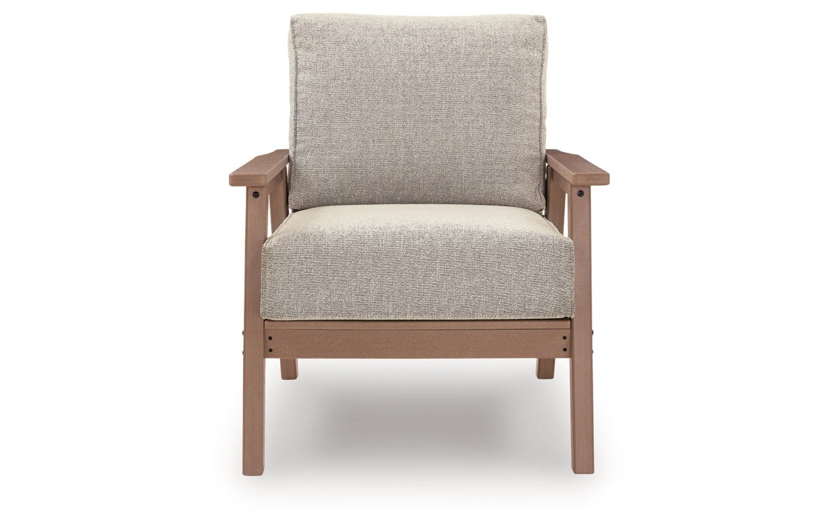 Grover Beach Outdoor Lounge Chair with Cushion (Set of 2)