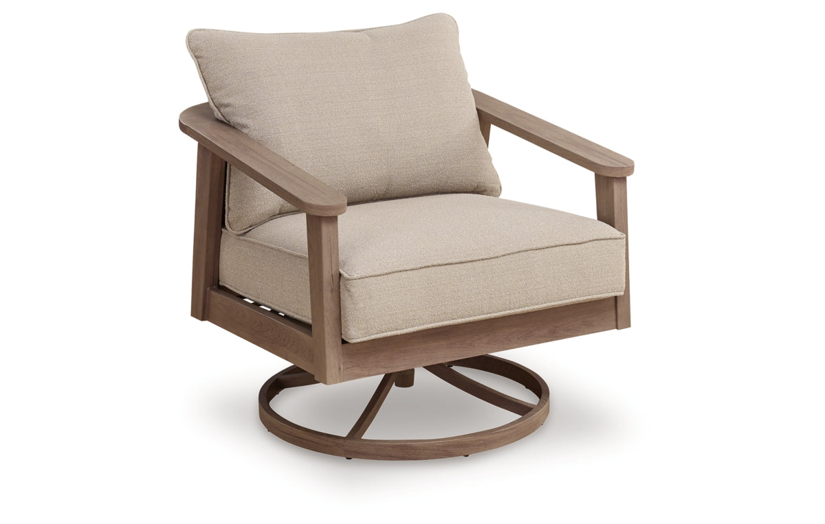 Harmony Headlands Outdoor Swivel Lounge with Cushion