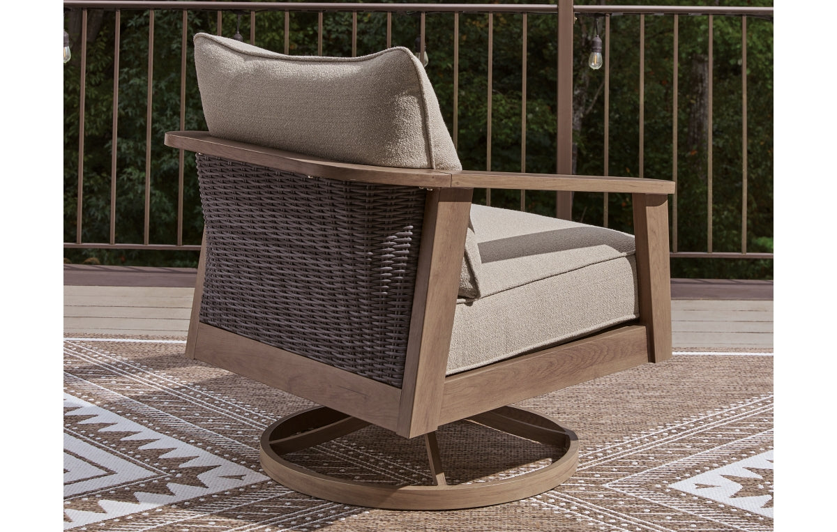 Harmony Headlands Outdoor Swivel Lounge with Cushion