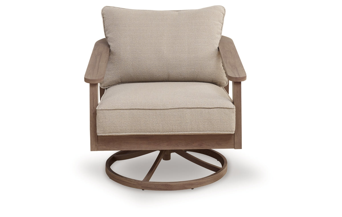 Harmony Headlands Outdoor Swivel Lounge with Cushion