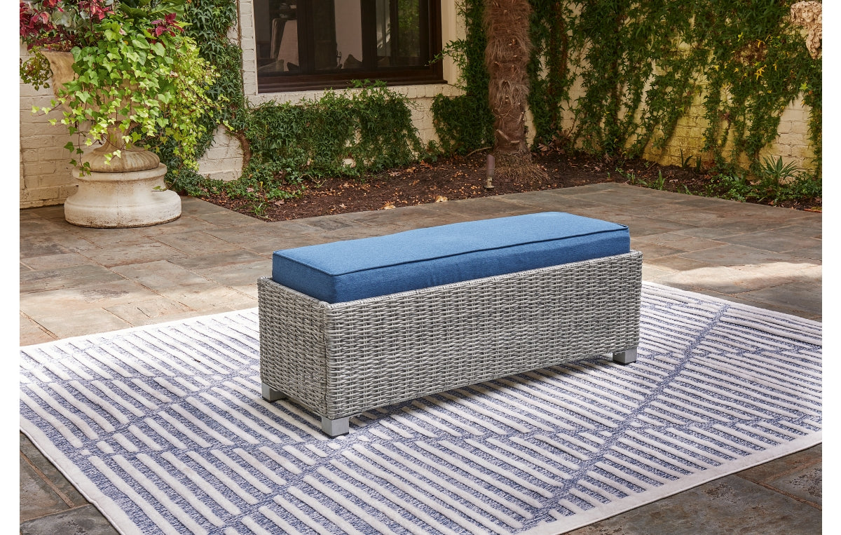 Naples Beach Outdoor Bench with Cushion