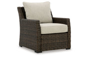 Brook Ranch Outdoor Lounge Chair with Cushion