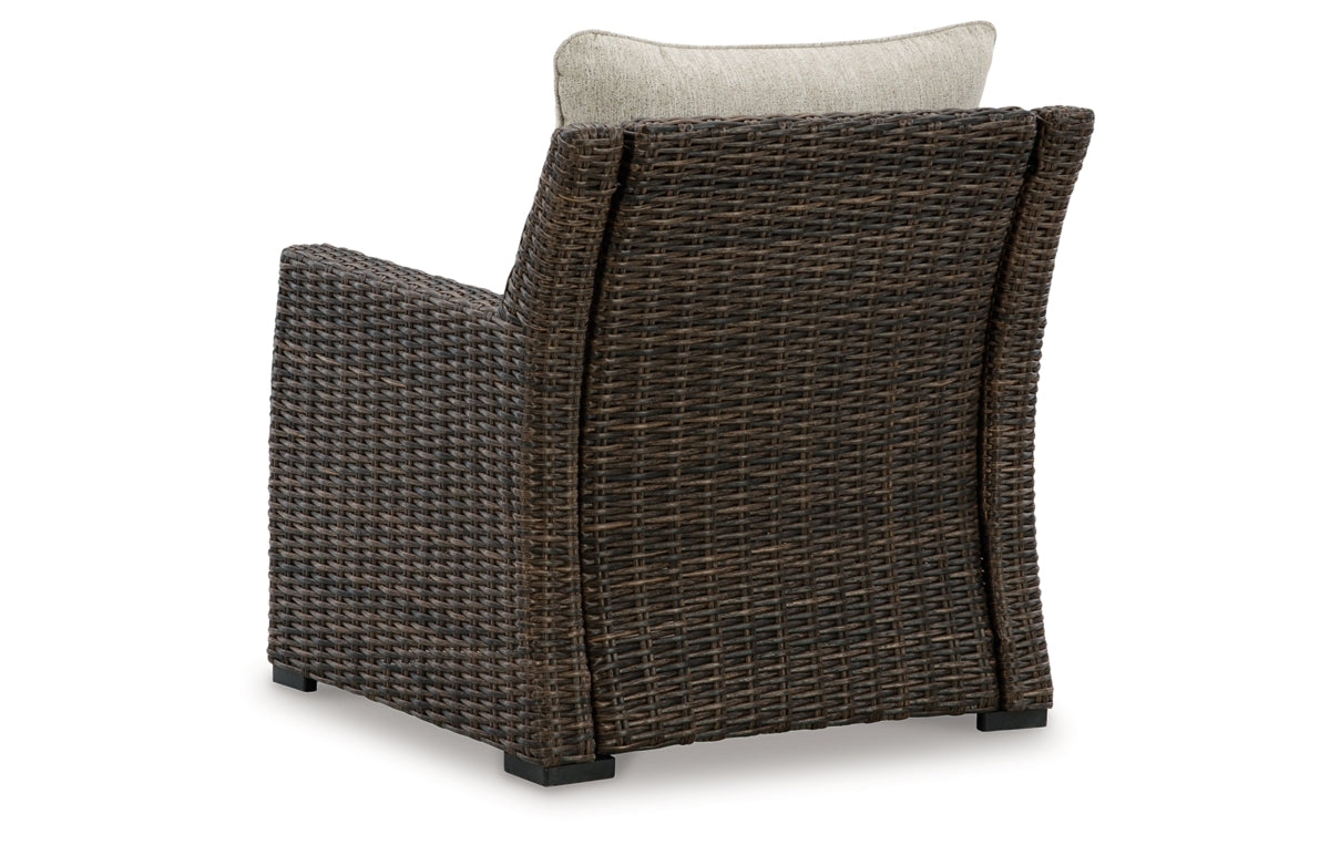 Brook Ranch Outdoor Lounge Chair with Cushion