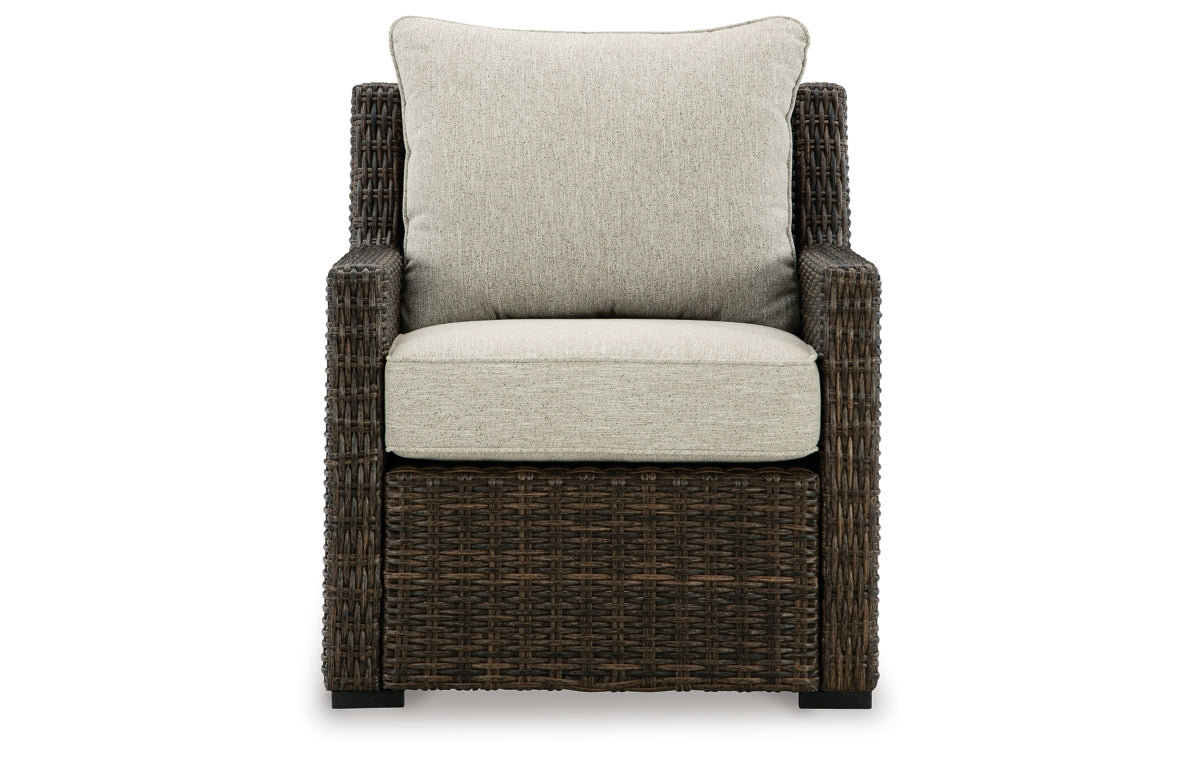Brook Ranch Outdoor Lounge Chair with Cushion