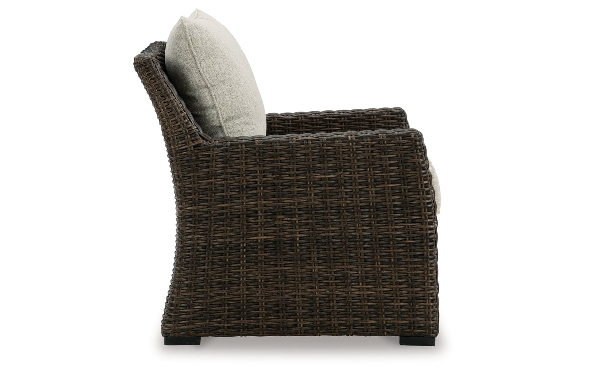 Brook Ranch Outdoor Lounge Chair with Cushion