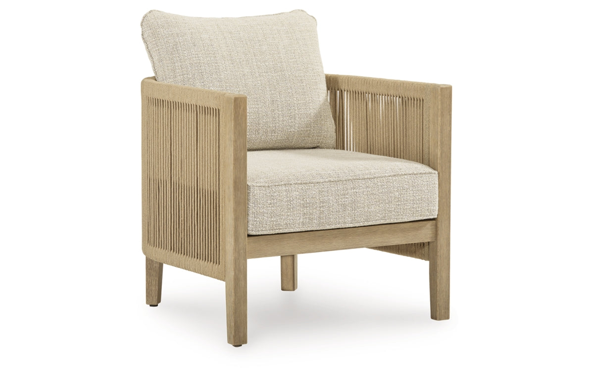 Spooners Cove Outdoor Lounge Chair with Cushion (Set of 2)