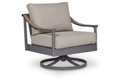 Ocean Beach Outdoor Swivel Lounge with Cushion