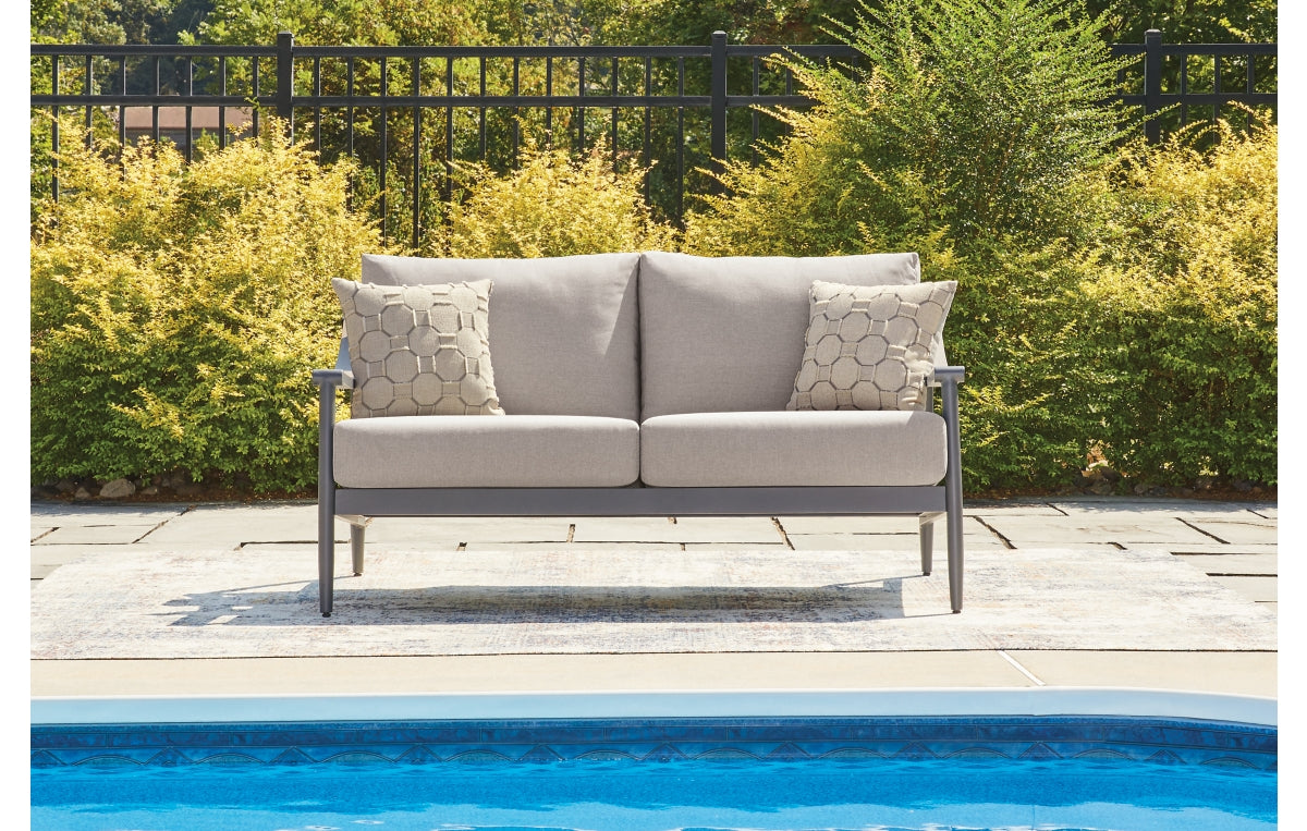 Ocean Beach Outdoor Loveseat with Cushion