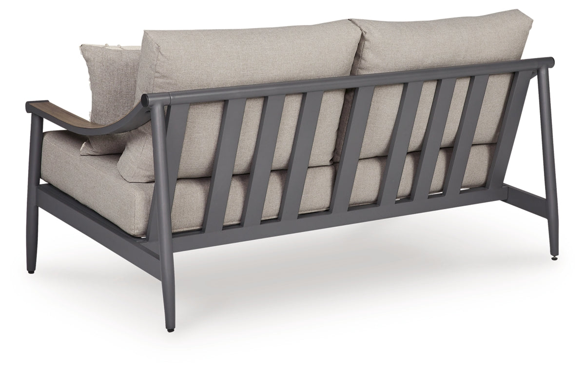 Ocean Beach Outdoor Loveseat with Cushion