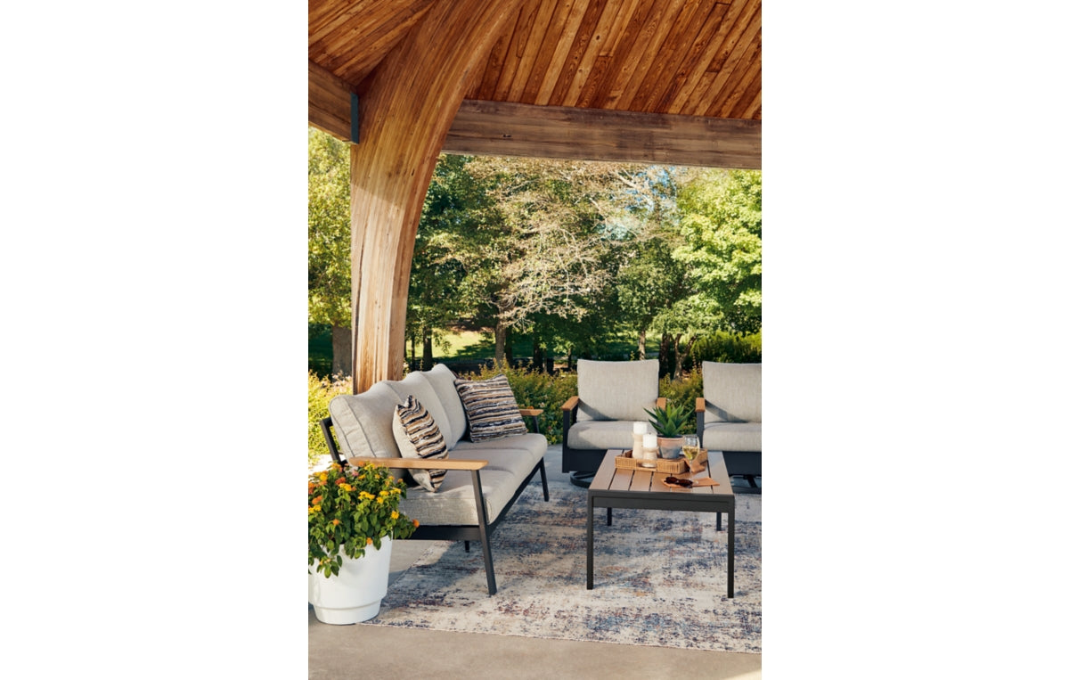Carmel Highlands Outdoor Sofa/Chairs/Table (Set of 4)