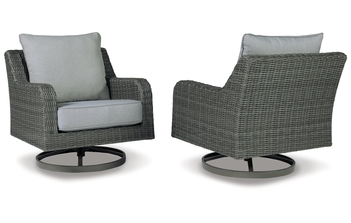 Elite Park Outdoor Swivel Lounge with Cushion