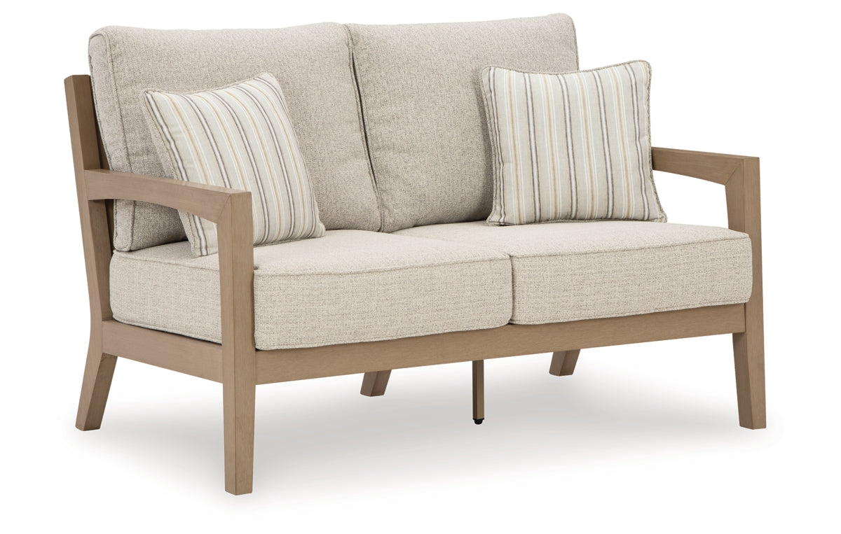 Hallow Creek Outdoor Loveseat with Cushion