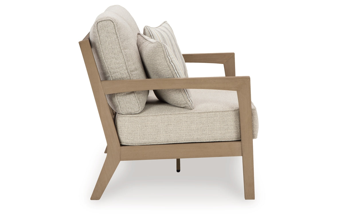 Hallow Creek Outdoor Loveseat with Cushion