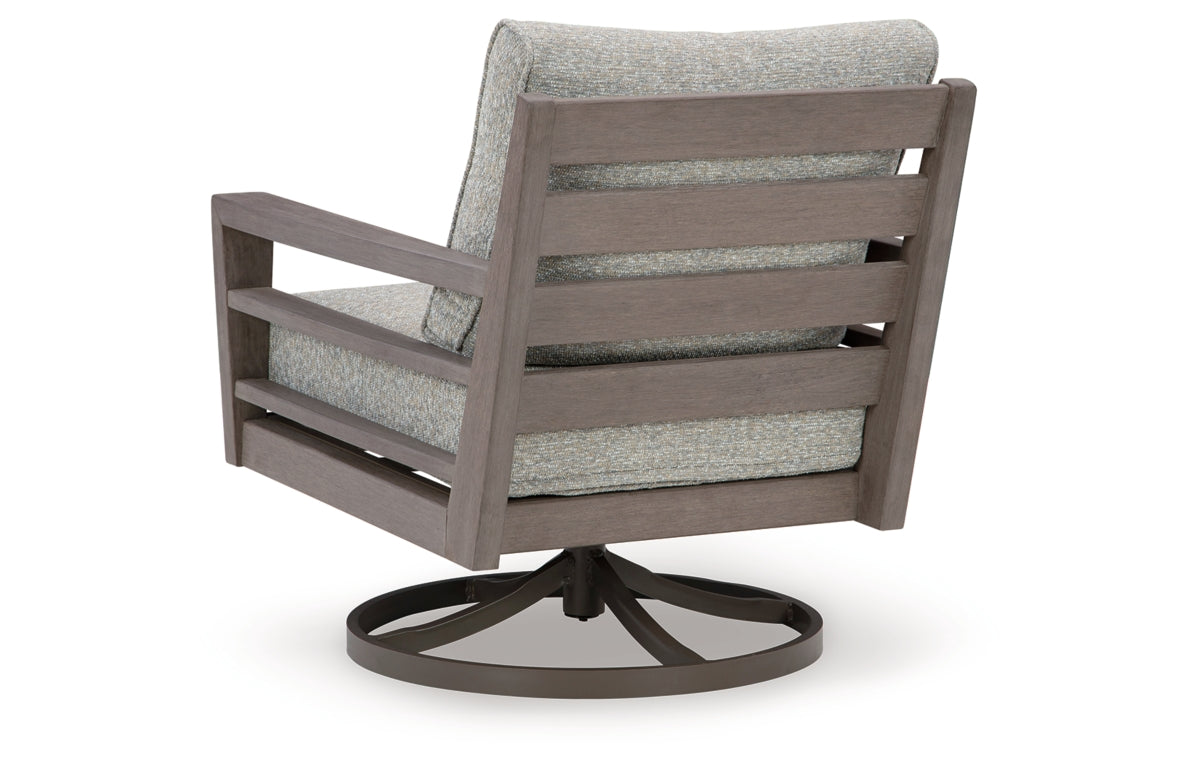 Hillside Barn Outdoor Swivel Lounge with Cushion