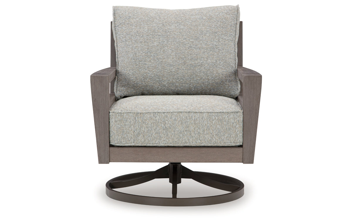 Hillside Barn Outdoor Swivel Lounge with Cushion
