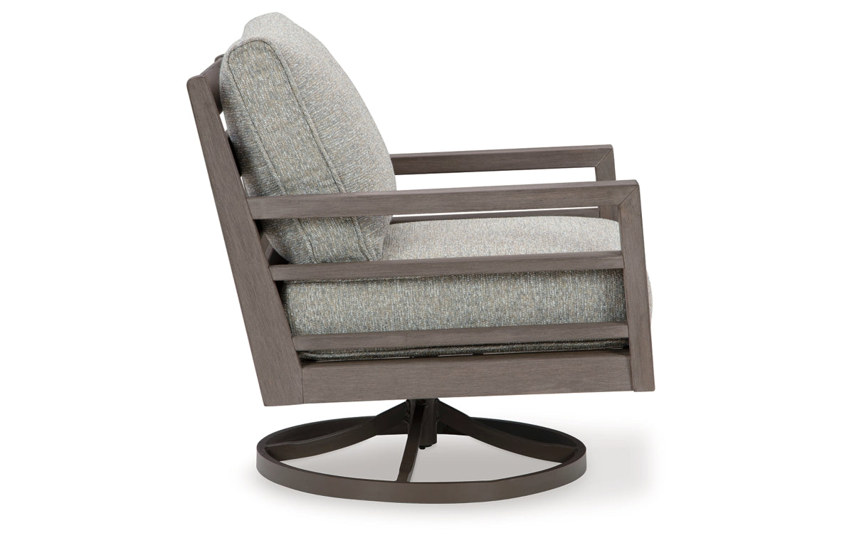 Hillside Barn Outdoor Swivel Lounge with Cushion