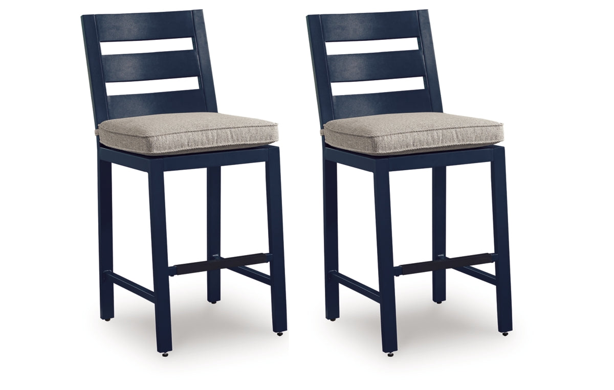 East Beach Outdoor Counter Height Bar Stool (Set of 2)