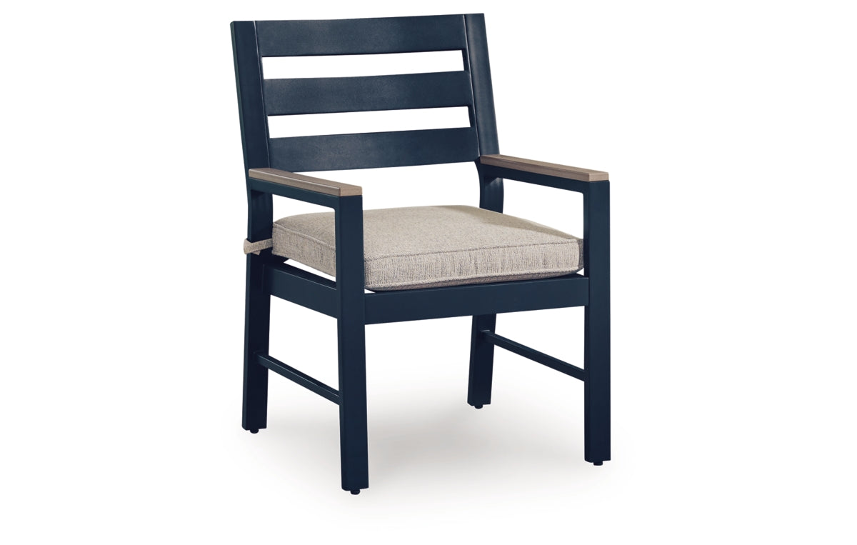 East Beach Outdoor Arm Chair with Cushion (Set of 2)